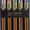 Tokyo Design Studio – Chopstick Set - Komische Draak – Eetstokjes – 5 Paar