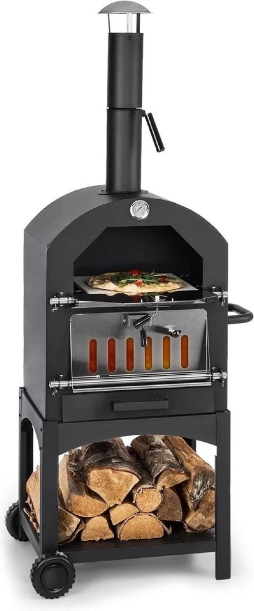 MaxxGarden Pizza Oven Buiten - Houtskool – Incl. Pizzasteen - 45x65x158cm 3 MaxxGarden Pizza Oven Buiten - Houtskool – Incl. Pizzasteen - 45x65x158cm