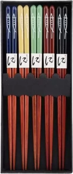 Chopsticks - Hout - 5 Paar - 22,5 Cm - Japanse Stijl - Sushi Giftset -Kook Verkoop 502x1200 1