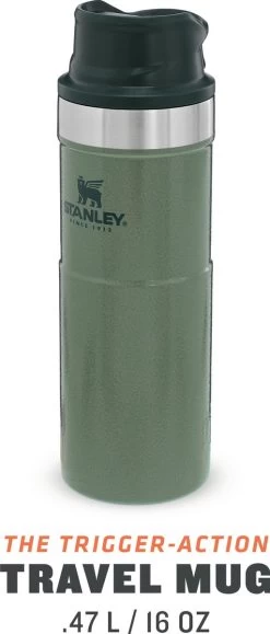 Stanley Trigger-Action Travel Mug 0.47L - Thermosfles - Hammertone Green -Kook Verkoop 512x1200