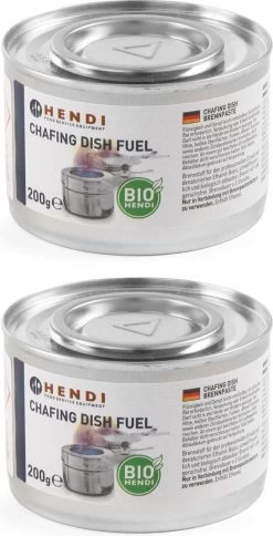 Hendi Brandpasta Voor Chafing Dish - Brandgel 200g - ( 2 Stuks )