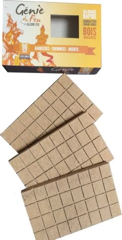 Genie Du Feu Aanmaakblokjes Bruin - 1344 Stuks - Voordeel Verpakking 12 Genie Du Feu Aanmaakblokjes Bruin - 1344 Stuks - Voordeel Verpakking -Kook Verkoop 614x1200