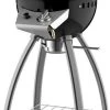 Accente Outdoor Gas BBQ - ø 45 Cm- Inclusief Grillplaat & Gasslang - Zwart