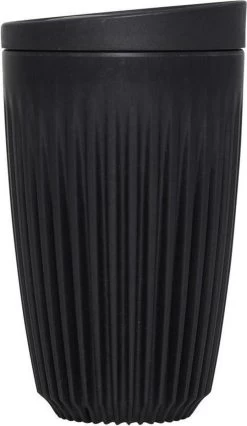 HuskeeCup & Deksel - Koffiebeker - Large - 12oz/36cl - Charcoal