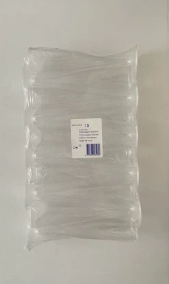 Champagneglazen - 30 Stuk(s) - 135ml - Chique - Plastic - Glazen - Transparant - Kunststof - Kerst Servies -Kook Verkoop 717x1200