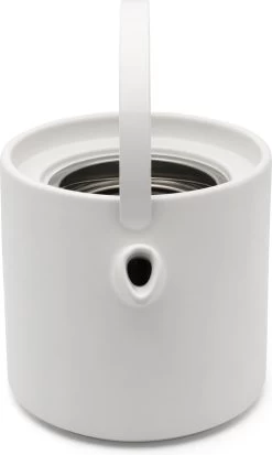 Bredemeijer - Theeset Umea Theepot 1.2L Met Theelichtwarmer - Mat Wit -Kook Verkoop 718x1200 1