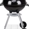 BBQ Collection Houtskoolbarbecue - Kogelbarbecue 45 X 60 Centimeter - Ronde Barbecue - Barbecue Op Wielen - Zwart - Metaal -Kook Verkoop 735x1200