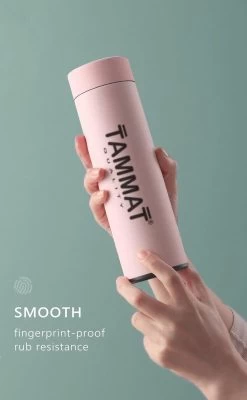 Slimme Thermosfles Met LCD Temperatuur Display - Curver Isolatiefles 500 ML - Rubber Coating - Dubbelwandige Thermosfles - Thermosbeker - Isoleerfles - Thermoskan - Travel Mug - Bidon Drinkfles - Koffiebeker - Drinkflessen - RVS - Smart Thermos -Kook Verkoop 741x1200