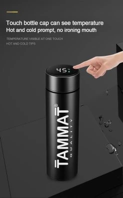 Slimme Thermosfles Met LCD Temperatuur Display - Curver Isolatiefles 0,5 Liter - Dubbelwandige Thermosfles - Thermosbeker - Isoleerfles - Thermoskan - Travel Mug - Bidon Drinkfles - Koffiebeker - Drinkflessen - RVS - Smart Thermos - Metaal -Kook Verkoop 747x1200 1