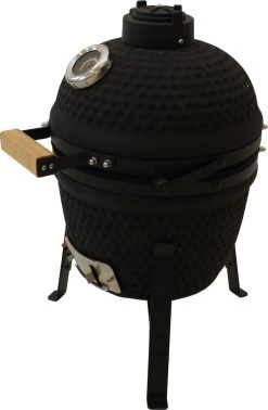 Patton Kamado Grill 13" - Keramisch - Kookoppervlak Ø 28 - Mat Zwart -Kook Verkoop 784x1200