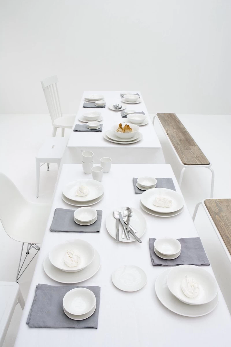 Vtwonen Serviesset - Wit - Porselein - 16-Delig 8 Vtwonen Serviesset - Wit - Porselein - 16-Delig - Afbeelding 6