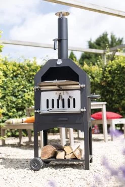 Merkloos MaxxGarden Pizza Oven - Smoker Barbecue Houtskool 45 X 65 X 158cm -Kook Verkoop 804x1200 1