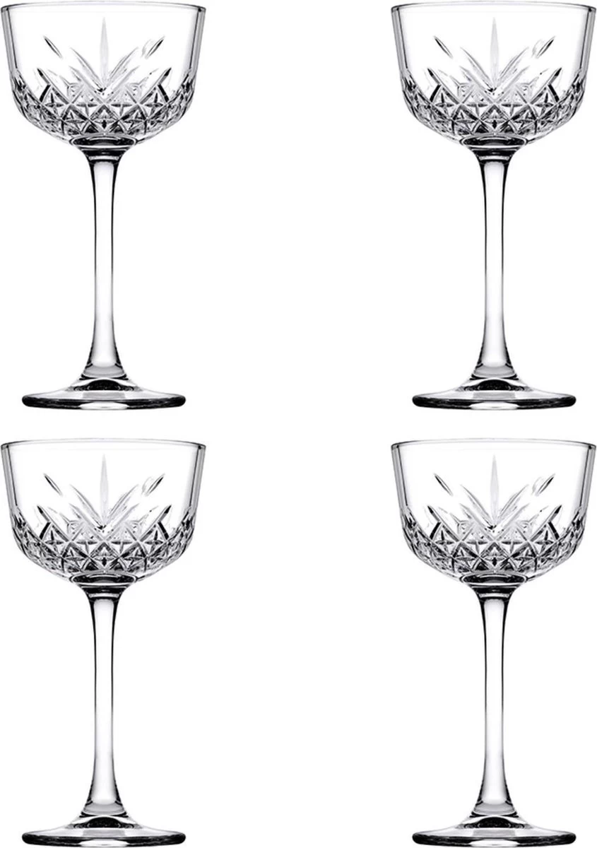 Paşabahçe Timeless - Cocktailglazen - Set Van 4 - 160ml 9 Paşabahçe Timeless - Cocktailglazen - Set Van 4 - 160ml - Afbeelding 7