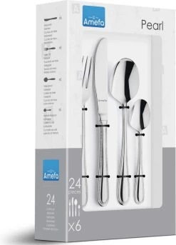 Amefa Bologna Bestekset - 24 Delig - 6 Persoons - Zilver - -Kook Verkoop 865x1200 1