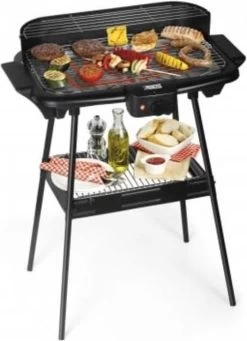Princess 112247 Elektrische Barbecue – BBQ - Met En Zonder Statief Te Gebruiken - 47x28cm - 2000W