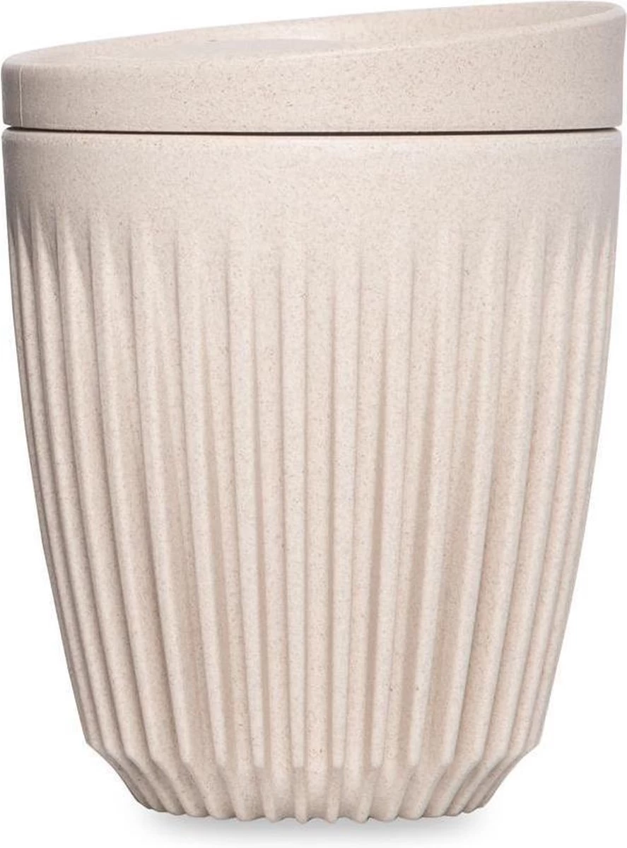 HuskeeCup & Deksel - Koffiebeker - Medium - 8oz/24cl - Natural 3 HuskeeCup & Deksel - Koffiebeker - Medium - 8oz/24cl - Natural
