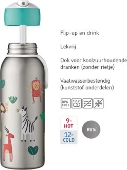 Mepal PAW Patrol - Thermofles - Isoleerfles Flip-up Campus - 350ml – Houdt Tot 9 Uur Warm En Tot 12 Uur Koud – Waterfles Met Rietje – Drinkfles Voor Kinderen -Kook Verkoop 896x1200 2