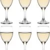 Libbey Wijnglazen Witte Wijn Teardrop - 192 Ml / 19,2 Cl - 6 Stuks - Vaatwasserbestendig - Tijdloos - Sterke Kwaliteit