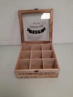 Merkloos Houten Theekist - 9-vaks Theedoos 9 Merkloos Houten Theekist - 9-vaks Theedoos -Kook Verkoop 900x1200 34