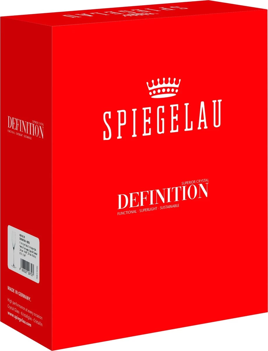 Spiegelau - Wijnglas Universeel Definition 550ml (set Van 2) - Wijnglazen 5 Spiegelau - Wijnglas Universeel Definition 550ml (set Van 2) - Wijnglazen - Afbeelding 3