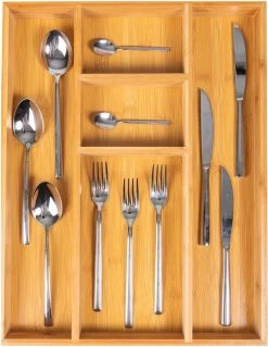 Coninx Bestekbak Bamboe 36CM Breed - Besteklade - Opbergbak - Duurzaam - Voor Laden Vanaf 47cm Diep -Kook Verkoop 928x1200 2