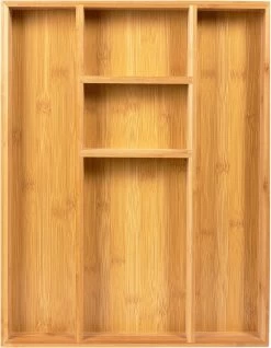 Coninx Bestekbak Bamboe 36CM Breed - Besteklade - Opbergbak - Duurzaam - Voor Laden Vanaf 47cm Diep