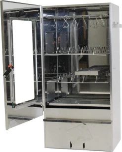 2-L Home & Garden XL Rookoven - RVS - 80x40x28 Cm - 3 Etages -Kook Verkoop 958x1200