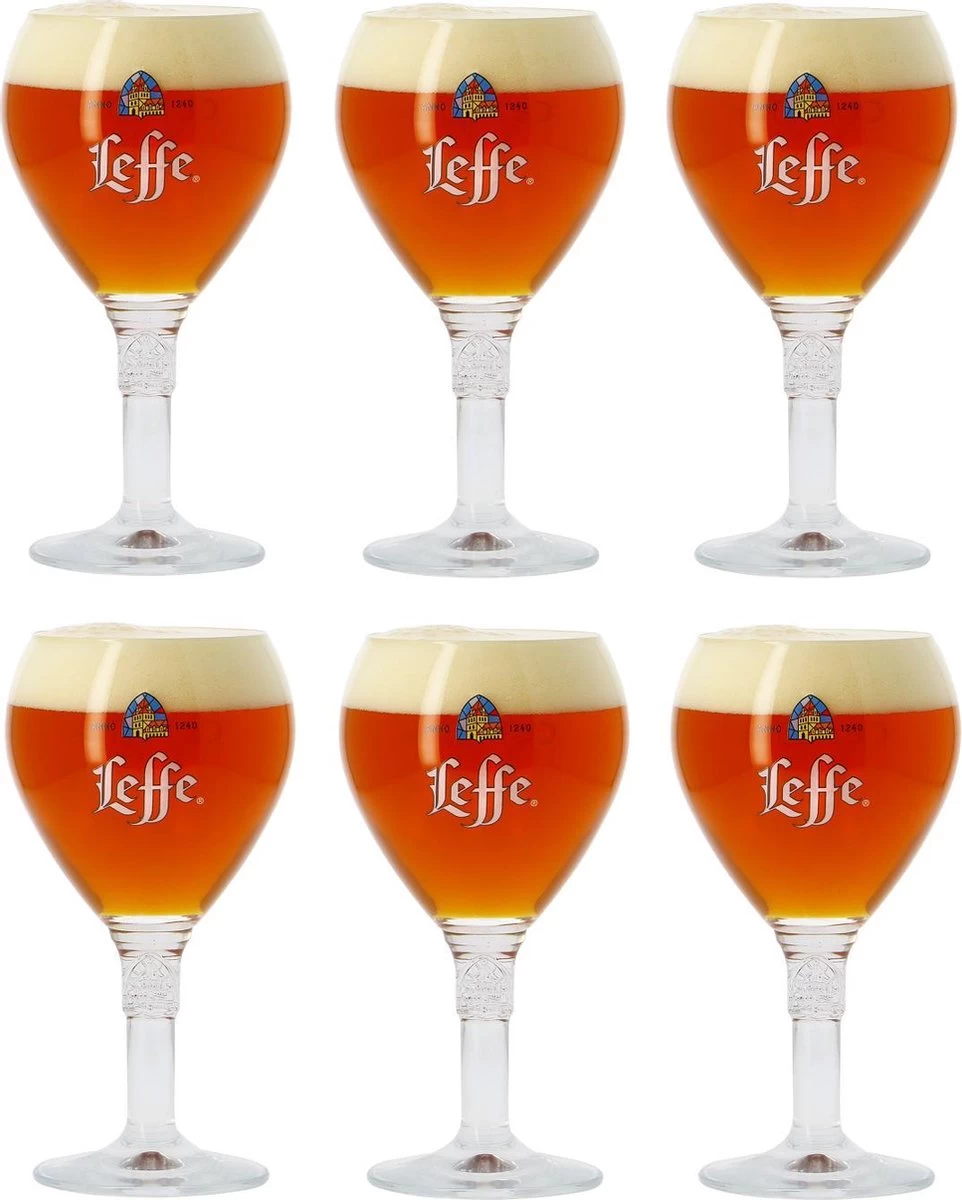 Leffe Bierglazen 250 Ml - 6 Stuks 4 Leffe Bierglazen 250 Ml - 6 Stuks - Afbeelding 2