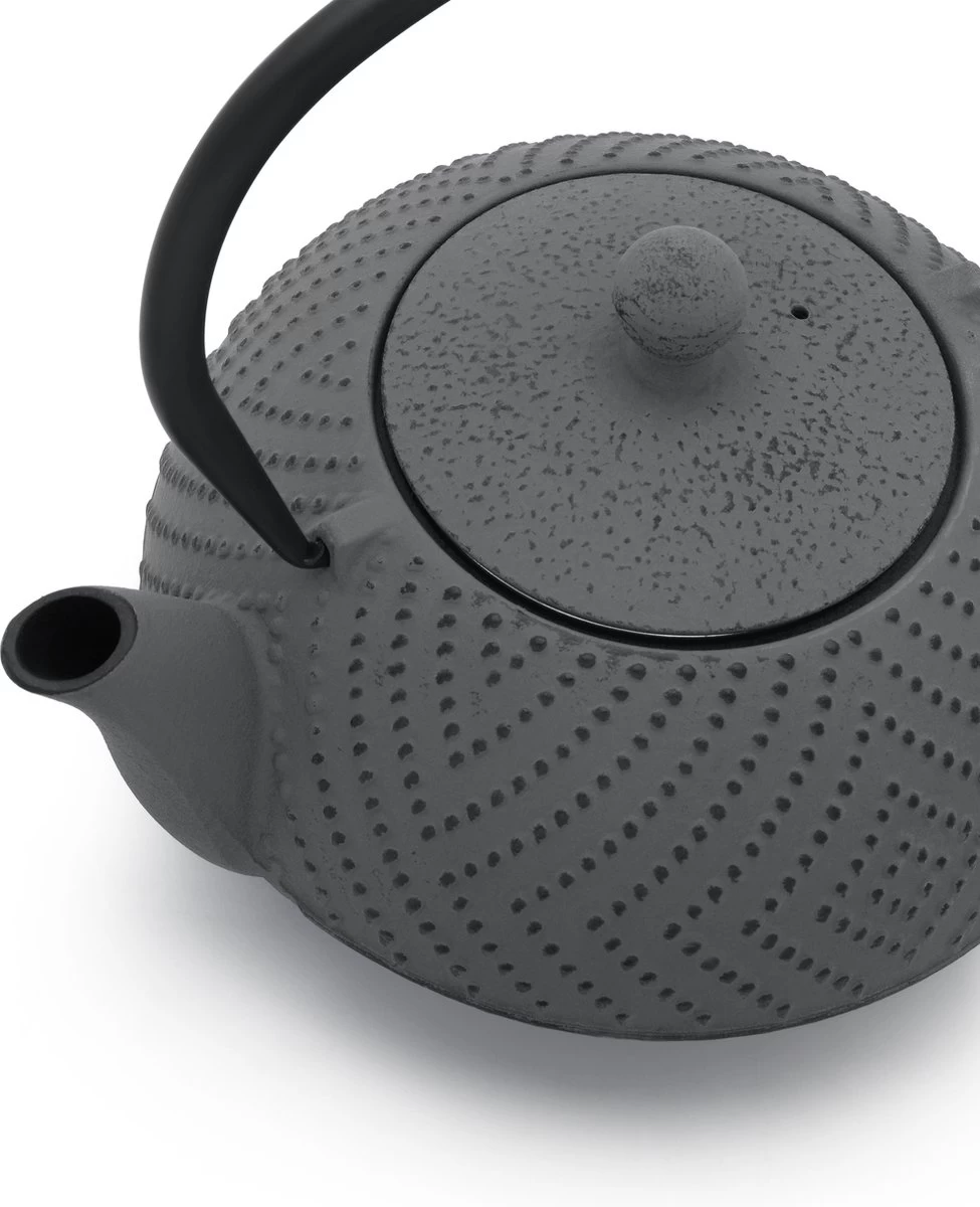 Bredemeijer Theepot Fujian 1.2L Met Filter Warm Grijs 4 Bredemeijer Theepot Fujian 1.2L Met Filter Warm Grijs - Afbeelding 2