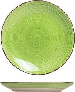 Ontbijtbord (6 Stuks) - Groene Tinten - 19cm - Aardewerk -Kook Verkoop 989x1200 3